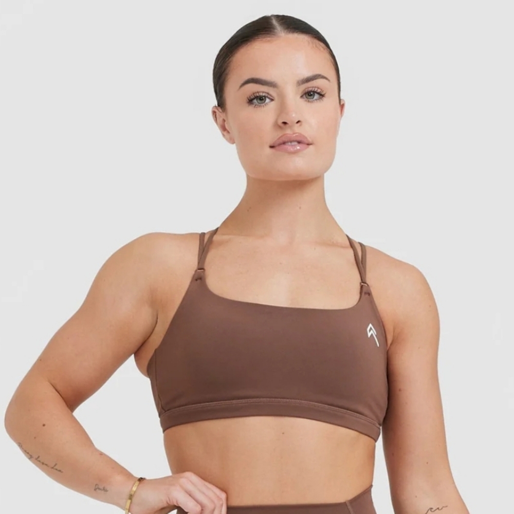 Oner Active EVERYDAY CROSS OVER BRALETTE - SMALL chestnut
